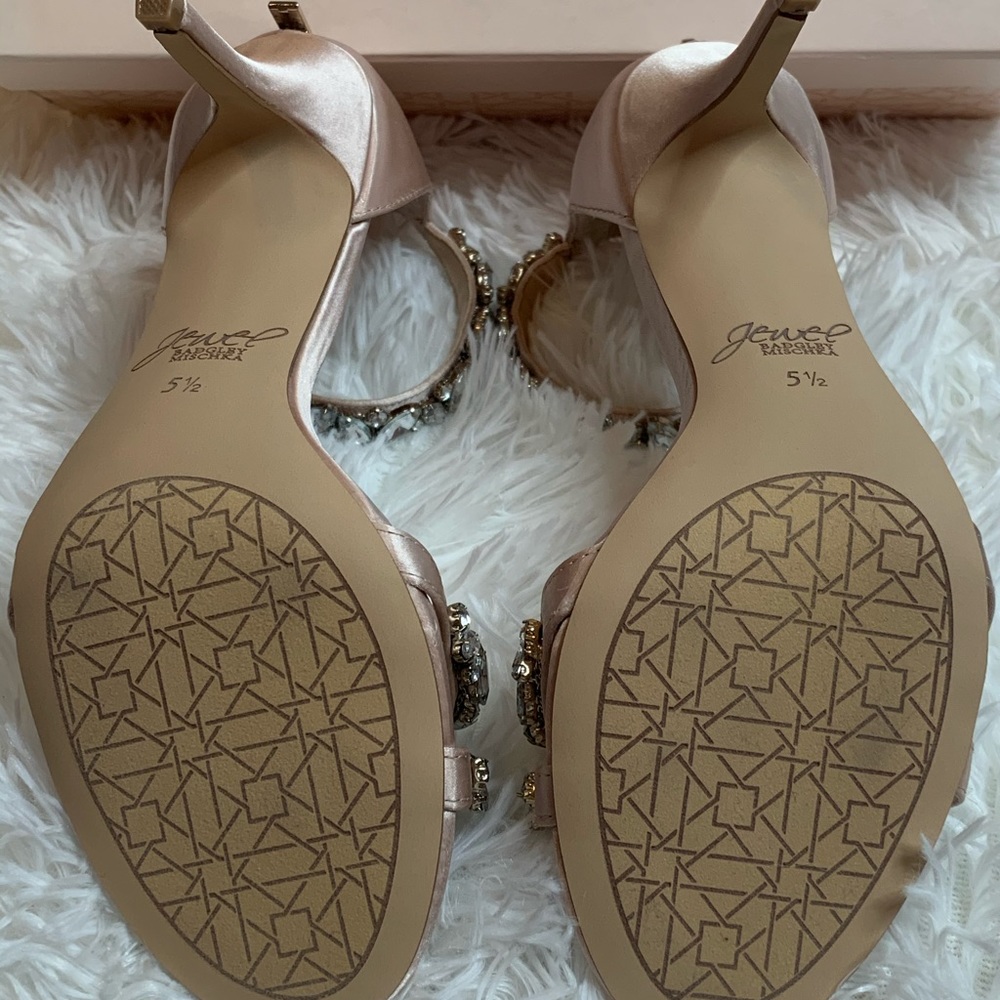 Jewel Badgley Mischka Caroline Sandal Size 5.5 - Picture 4 of 8